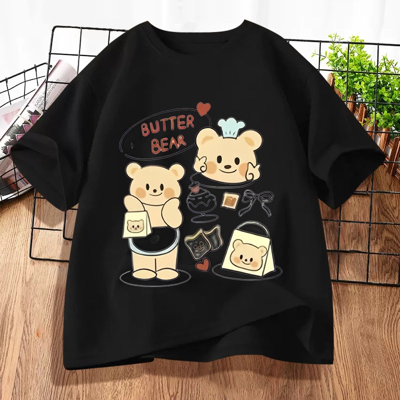 D935(พร้อมส่ง）เสื้อยืดแขนสั้น สำหรับชายและหญิง.ลายแฟชั่งนานาชาติ ใส่เทียวออกกำลังกายได้