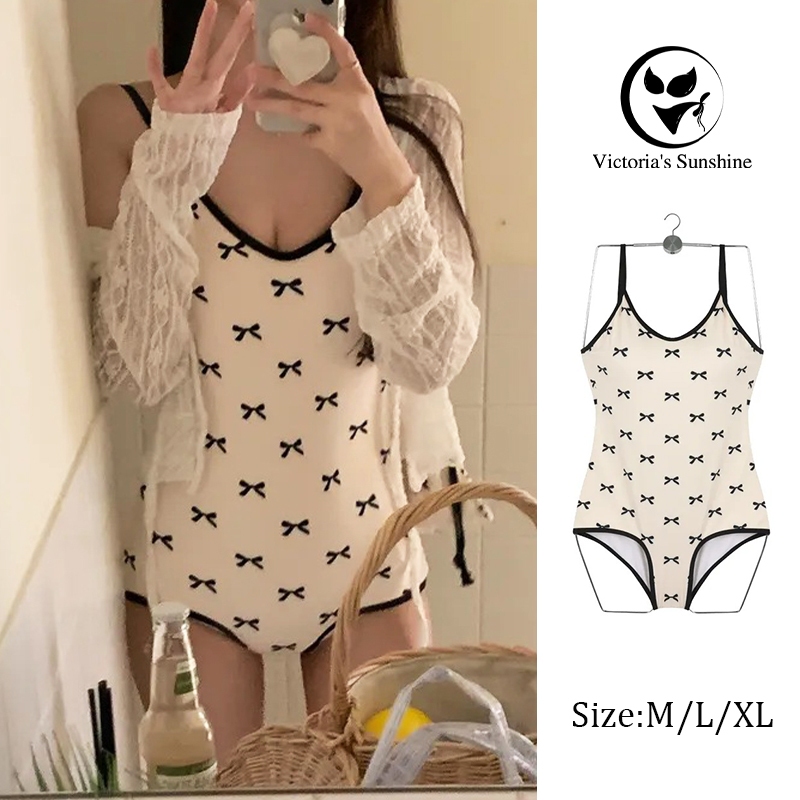 ส่งไวจากไทย ชุดว่ายน้ำ วันพีช swimsuit ชายหาด รุ่นใหม่ สไตล์เกาหลี#0468