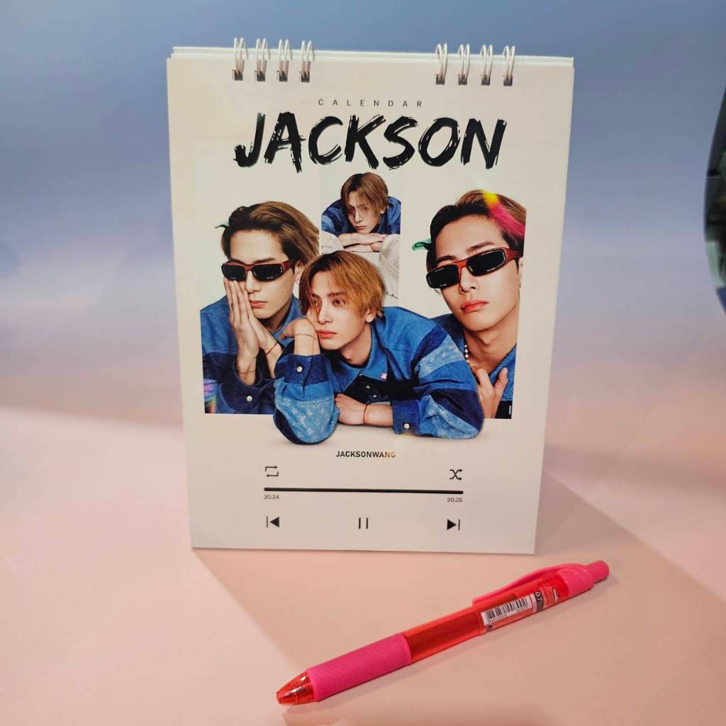 ปฏิทิน 2568 2025 แจ็คสัน หวัง Jackson Wang แนวตั้ง ขนาด 6*8 นิ้ว 28 หน้า