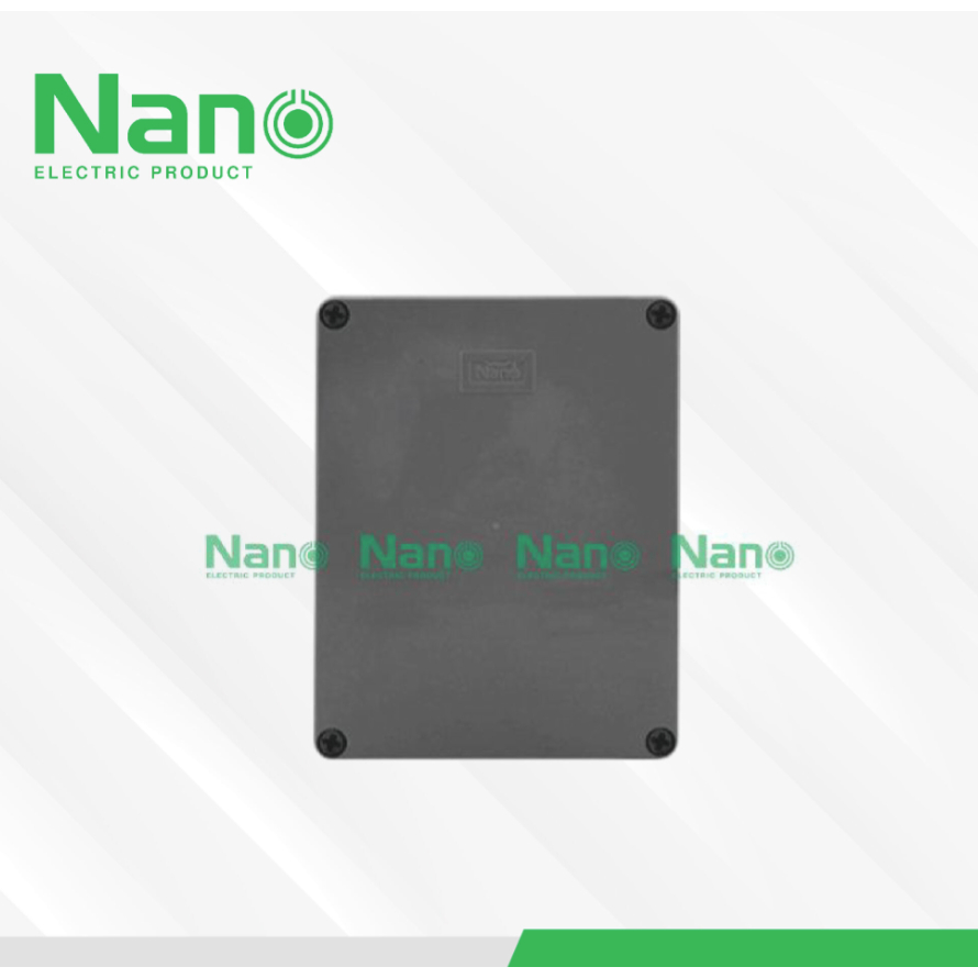 กล่องกันน้ำสีดำ NANO-205B ราคา ถูกที่สุด ดีลบีเคเค แกลเลอรีภาพที่ 2
