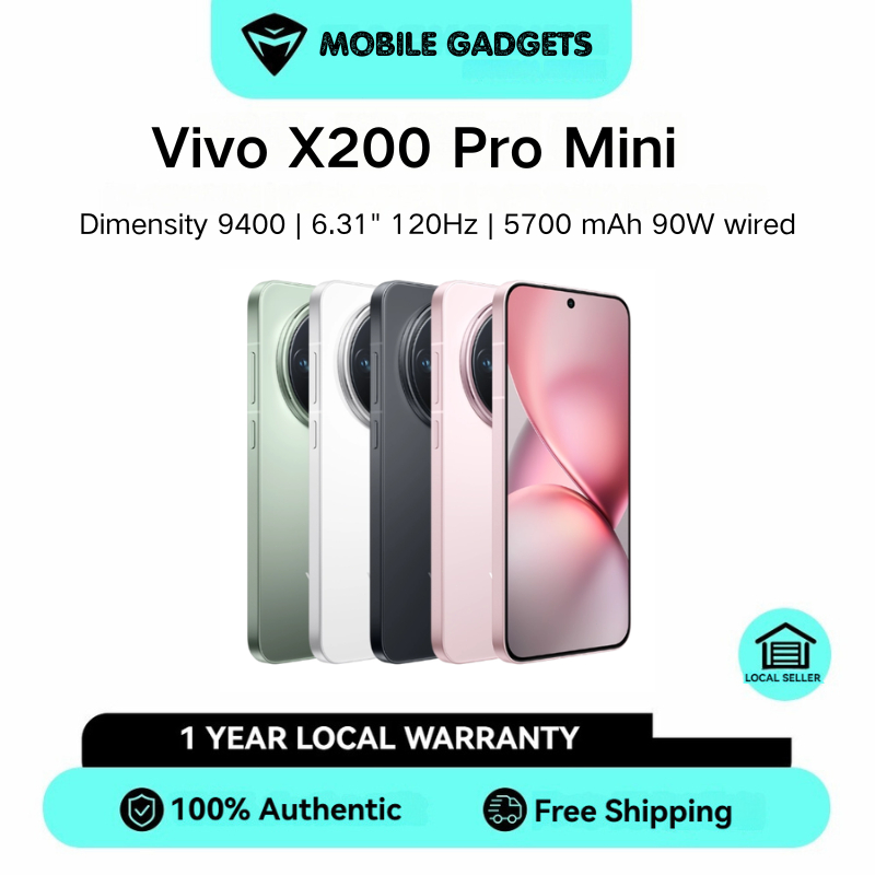 Vivo X200 Pro Mini | Dimensity 9400 | 6.31" AMOLED 120Hz | 5700 mAh 90W wired