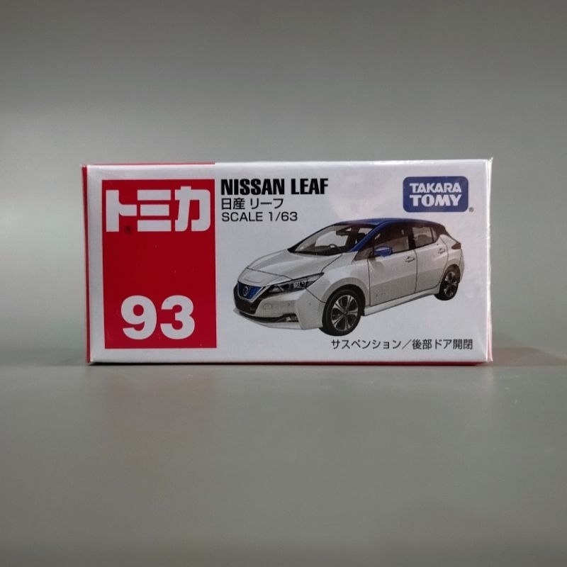 TOMICA : NO. 93 NISSAN LEAF โมเดลรถเหล็ก ใหม่ในซีล