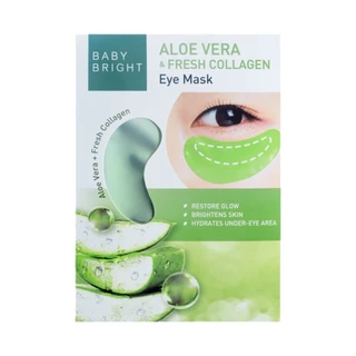 Baby Bright Eye Mask (Alo Hya Tomato) - เบบี้ไบร์ท มาส์กใต้ตา อโลเวร่า ไฮยา มะเขือเทศ มี 3 สูตรให้เลือก 2.5 g