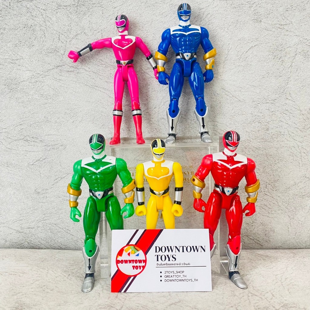 Timeranger ไทม์เรนเจอร์ ฟิกเกอร์ Figure งาน Power Ranger Bandai 2000