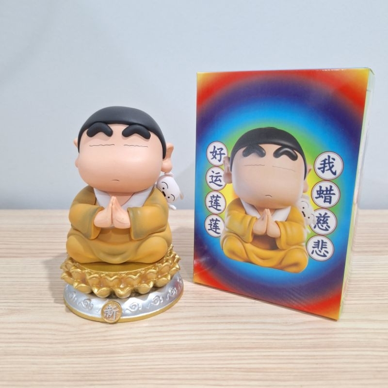 พระชินจัง หลวงพี่ชิน ฟิกเกอร์ของเล่น โมเดลตั้งโชว์ น่ารักน่าสะสม ขนาด 13cm