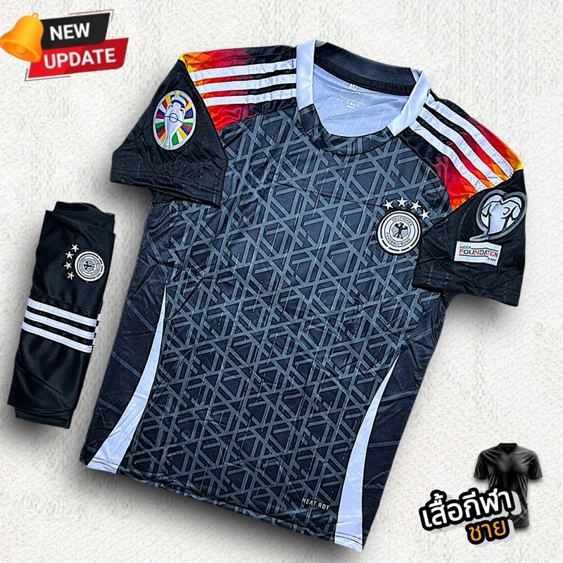 ชุดกีฬาผู้ชาย เยอรมัน ฤดูกาลใหม่ล่าสุด 2024/2025 มีไซด์ M ถึง 3XL มีเสื้อพร้อมกางเกง