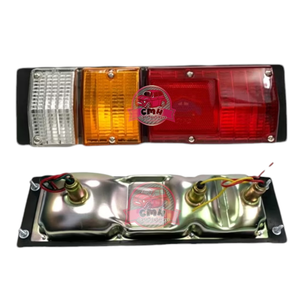 ไฟท้าย เอลฟ์ ELF S250 ISUZU อีซูซุ เบ้าเหล็ก เบ้าพลาสติก พร้อมขั้ว + หลอดไฟ 12V  ไฟท้ายรถ ตู้ท้าย ตู้เย็น ตู้แช่ ตู้ทึบ