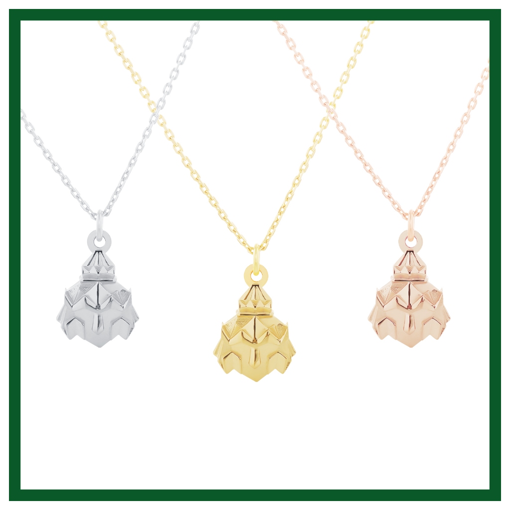 PUJA BLESSING NECKLACE ORIGINAL สร้อยคอพร้อมจี้มงคลขนาดออริจินอล พระพิฆเนศ พระแม่ลักษมี ท้าวเวสสุวรรณ และ 15 องค์เทพ *ปลุกเสกแล้ว*