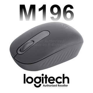 Logitech M196 Bluetooth Mouse (Graphite) เมาส์ไร้สาย บลูทูธ สีดำ ของแท้ ประกันศูนย์ 1ปี