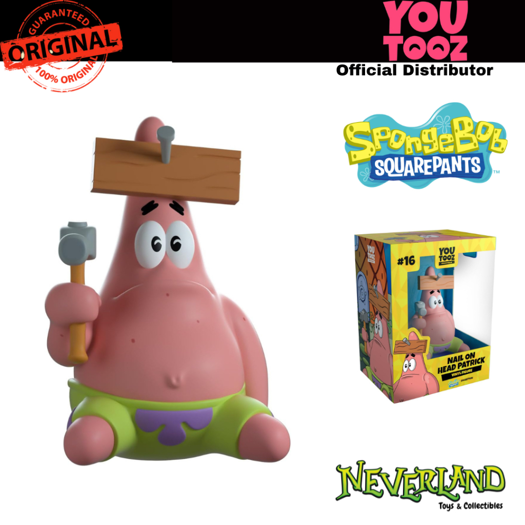 Youtooz Spongebob Squarepants: Nail on Head Patrick Vinyl Figure