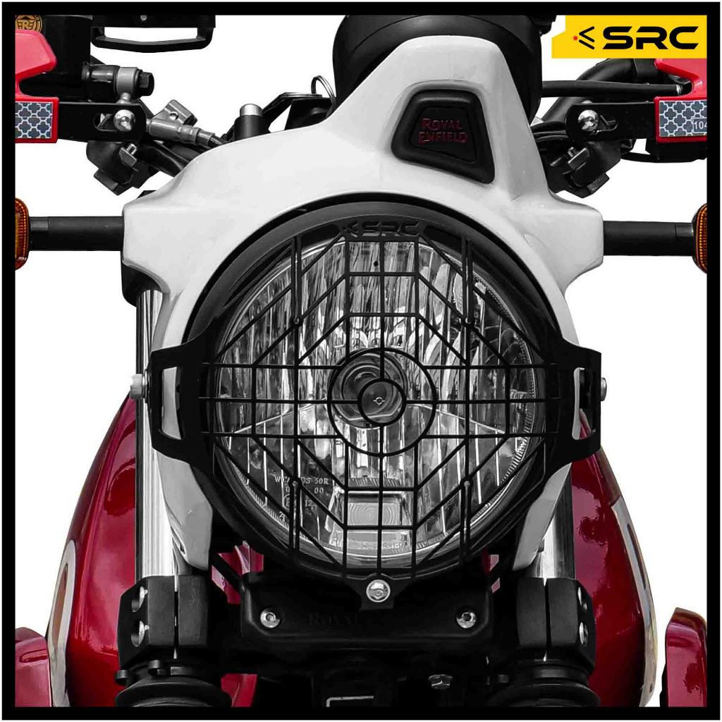 [SRC] การ์ดไฟหน้าROYAL ENFIELD SCRAM 411 /HEADLIGH GUARD SRC FOR ROYAL ENFIELD SCRAM 411