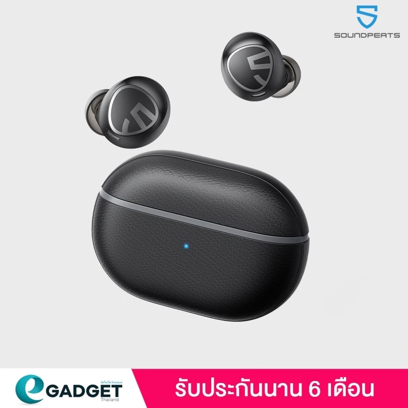 [ประกันศูนย์ไทย] SoundPEATS Free2 Classic Black Bluetooth 5.1 หูฟัง หูฟังบลูทูธ หูฟังไร้สาย กันน้ำมาตรฐาน IPX5