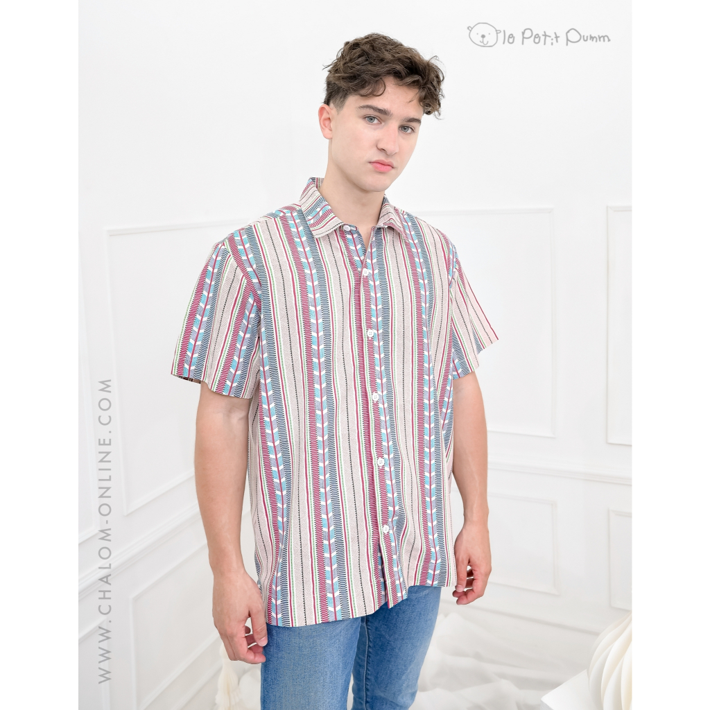 CHA-LOM : KS PU 372 IT เสื้อเชิ๊ตคุณพ่อ