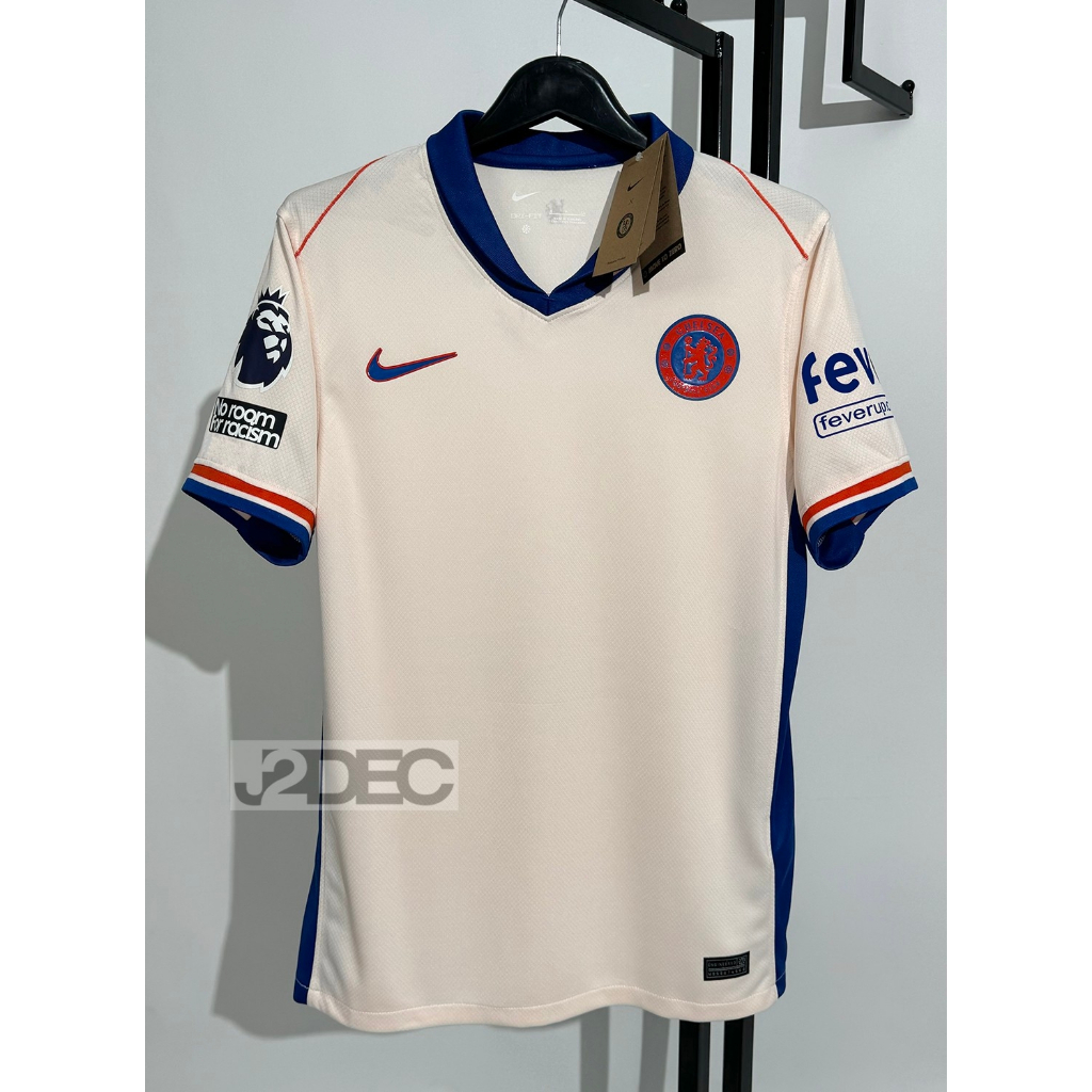 ใหม่ล่าสุด!! เสื้อฟุตบอลทีม เชลซี Away ชุดเยือน 3A เกรดแฟนบอล ปี 2024/25 ฟลูออฟชั่นพร้อมอาร์มและเบอร์ชื่อนักเตะในทีม EPL