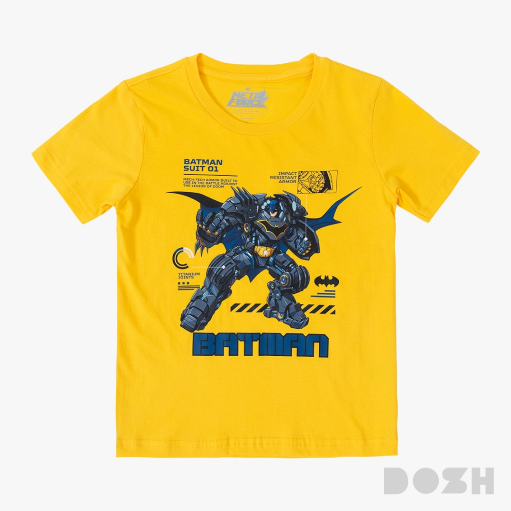 DOSH BOY'S T-SHIRTS JUSTICE LEAGUE เสื้อยืดคอกลมเด็กผู้ชาย DJBT5049-YE
