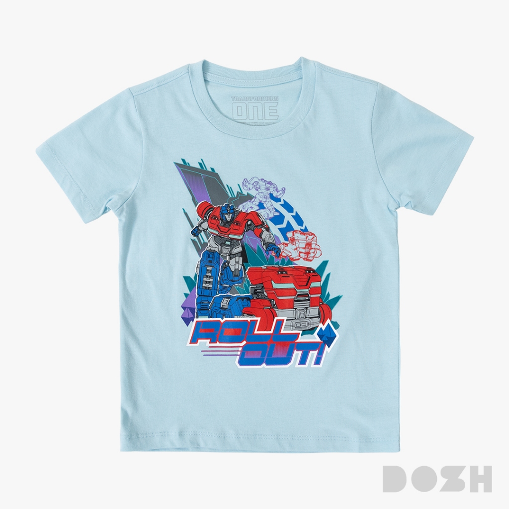DOSH BOY'S T-SHIRTS TRANSFORMERS เสื้อยืดคอกลมเด็กผู้ชาย DTBT5082-BU