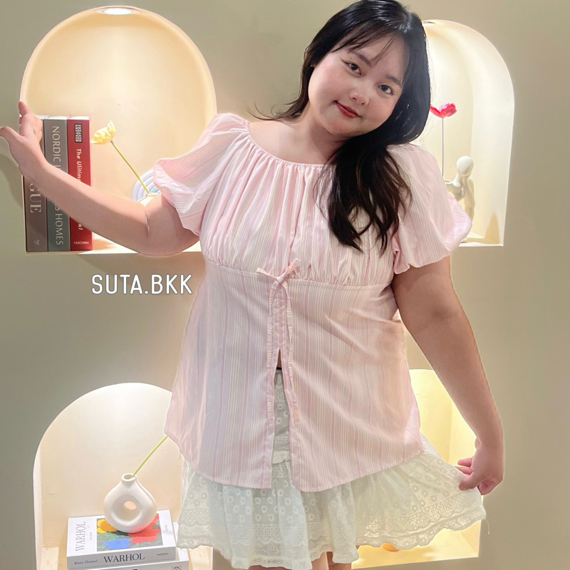 เสื้อญาญ่า แขนสั้น รุ่นBOW อก 34-42 นิ้ว