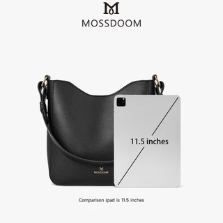 MOSSDOOM Rhiny Bag กระเป๋าสะพายไหล่ผู้หญิง แฟชั่นสุภาพสตรี มีสี่สีให้เลือก วัยทำงานนักศึกษาหิ้วได้