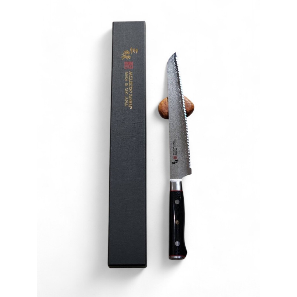 มีดขนมปัง ( Zanmai Classic Pro Zebra VG10 DMC Bread knife 23 cm.)