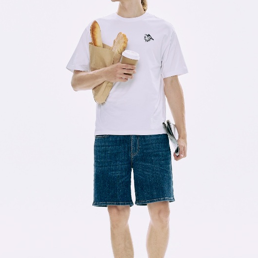 GIORDANO กางเกงขาสั้น ผู้ชาย Men's Denim Shorts 01104229