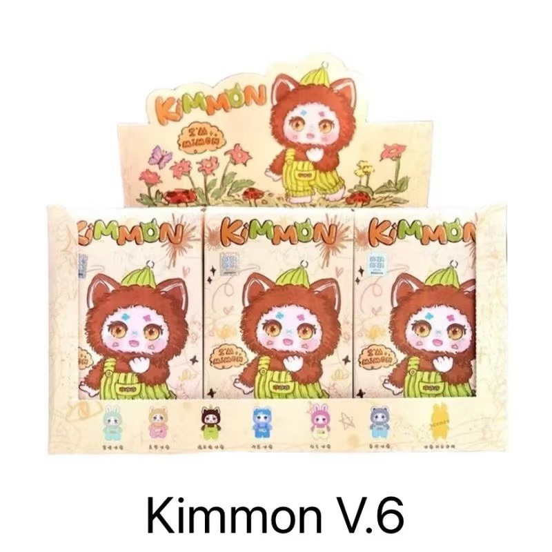 Kimmon v6 mimon Series Mystery กล่องรูป ตุ๊กตาอินเทรนด์เล่น KIMMON Mystery กล่องตุ๊กตาอินเทรนด์