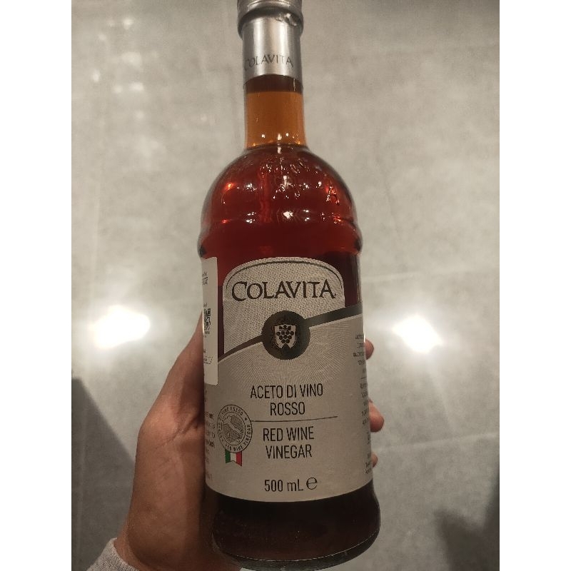 Colavita Red Wine Vinogar 500ml. น้ำส้มสายชูหมัก โคลาวิต้า 500มล.