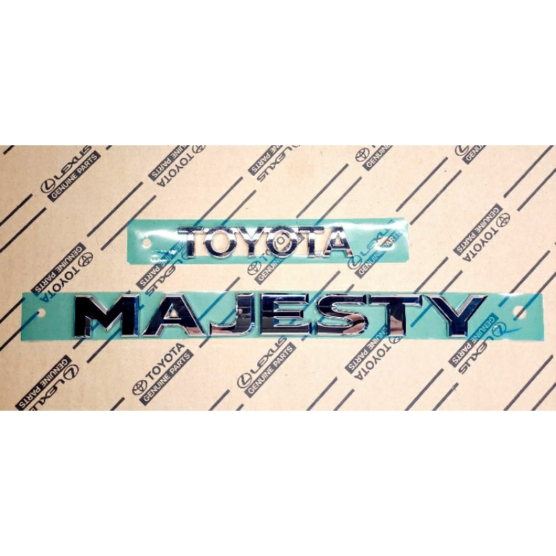 Logo Majesty Grande ของแท้ Toyota Majesty