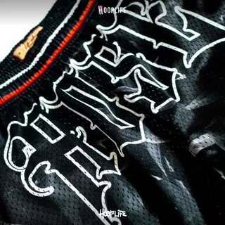 กางเกงขาสั้น กางเกงแฟชั่นเนวสตรีท HoopLife ” God Speed ” Mesh Shorts