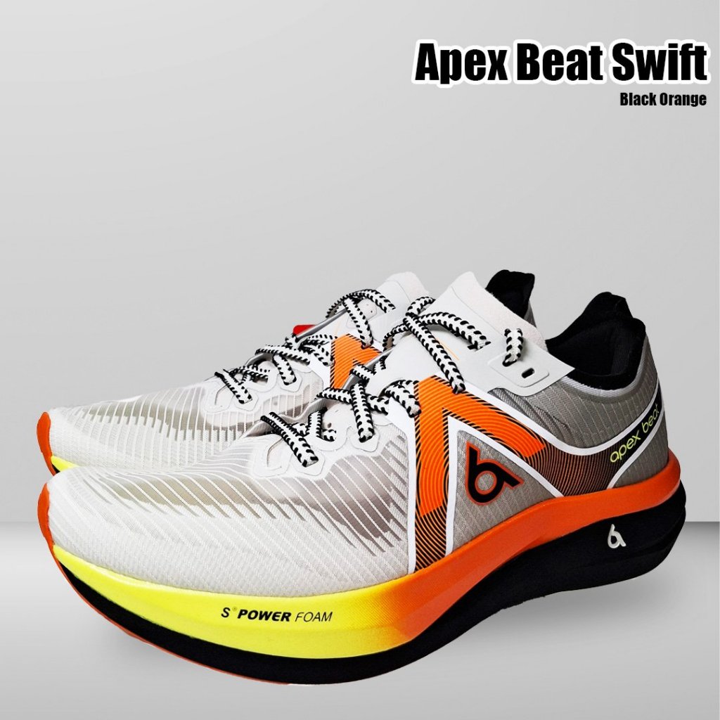 รองเท้าวิ่ง รุ่น Apex Beat Swift (Orange/Black)