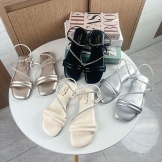 รองเท้าแตะรัดส้นโซฟาสายเพชร รุ่น ป๊อกกี้(Pocky)