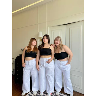 Chubbygirlbkk - Off white chubby Jeans🤍👖”ยีนส์เอวสูงสีขาวสาวอวบเจ้าแรก"