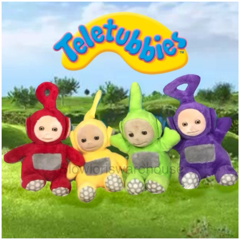 Teletubbies BBC Dipsy Tinky Winky Po Laa Laa Plush Beannie S RARE Vintage Retro ตุ๊กตา เทเลทับบี้ ขน