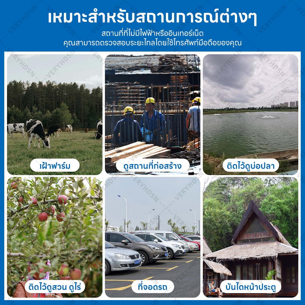 กล้องวงจร wifi/ CCTV กล้องวงจรปิดไร้สาย/ 5MP HD ​IP camera/ โหมดพาโนรามา360องศา outdoor night vision