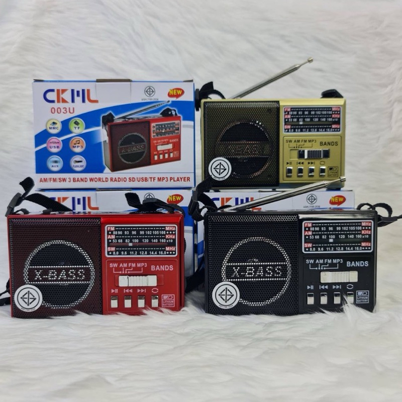 วิทยุ วิทยุพกพา MP3 รุ่น CKL-004 เครื่องเล่นวิทยุ FM/AM เฟรชไดรฟ์ พร้อมถ่าน+สายชาร์จฟรี ราคา ถูกที่สุด ดีลบีเคเค แกลเลอรีภาพที่ 6
