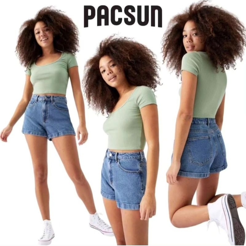 กางเกงยีนส์ขาสั้น Pacsun