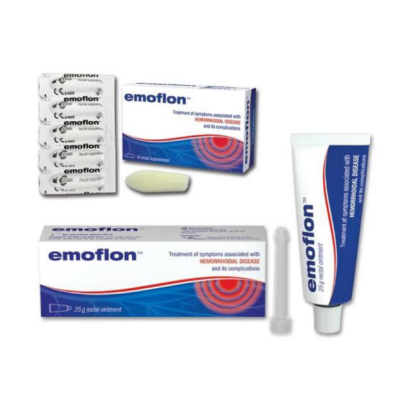 Emoflon 10 Rectal Ointment ทา / เหน็บ