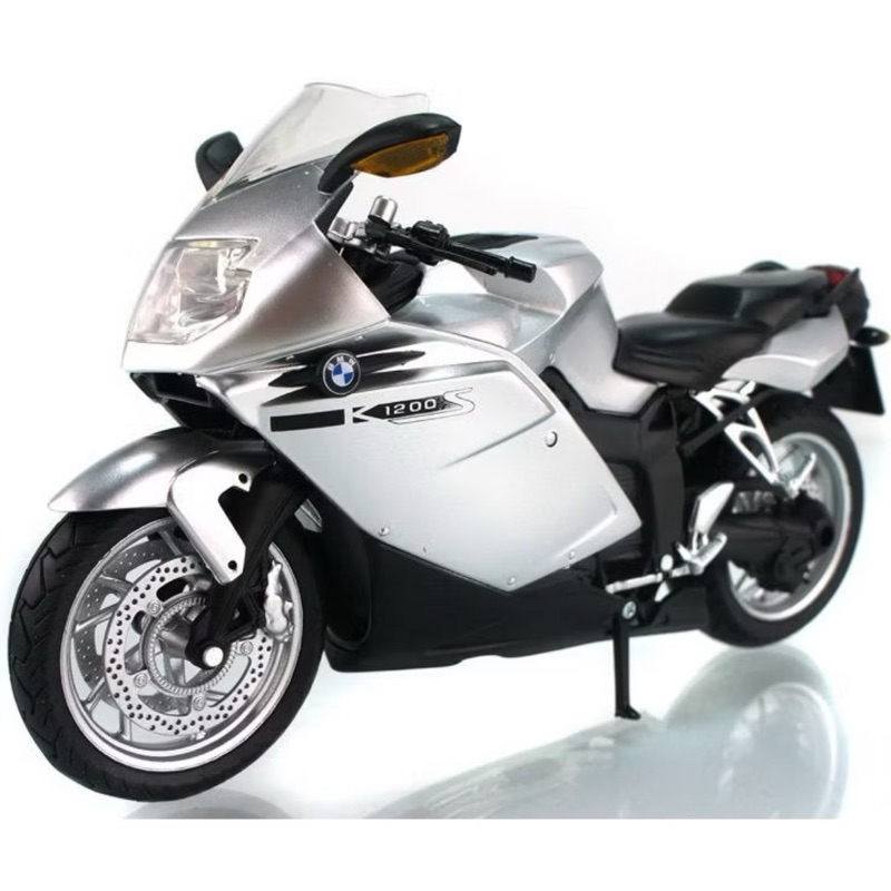 โมเดล มอเตอร์ไซค์ ซุปเปอร์ไบค์ 1:12 Model BMW K 1200 S Motorcycle model Silver