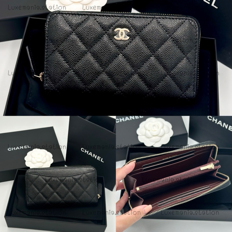 : New!! Chanel Medium Zippy Wallet ก่อนกดสั่งรบกวนทักมาเช็คสต๊อคก่อนนะคะ