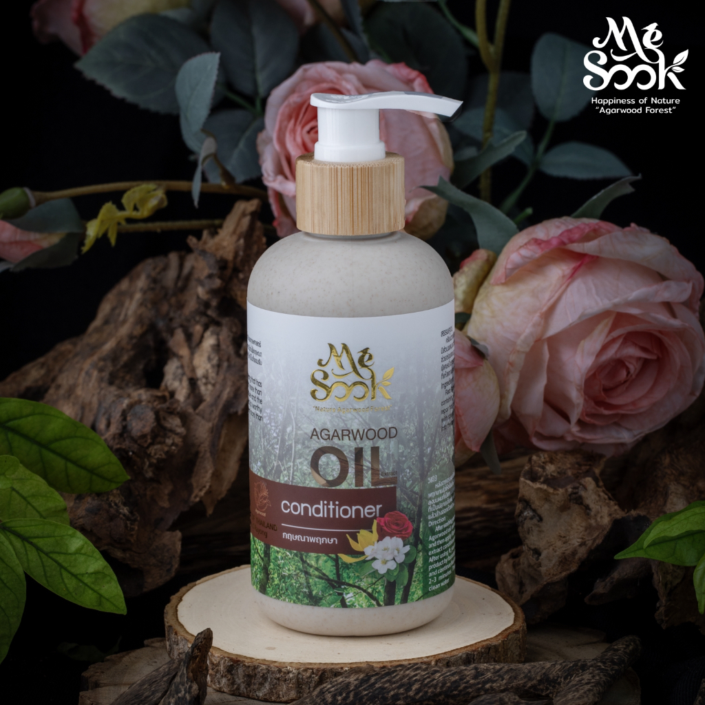 MESOOK Agarwood Conditioner ครีมนวดผมกฤษณา ขนาด250ml. บำรุงหนังศีรษะ ให้เส้นผมไม่พันกัน เรียงตัวสวย