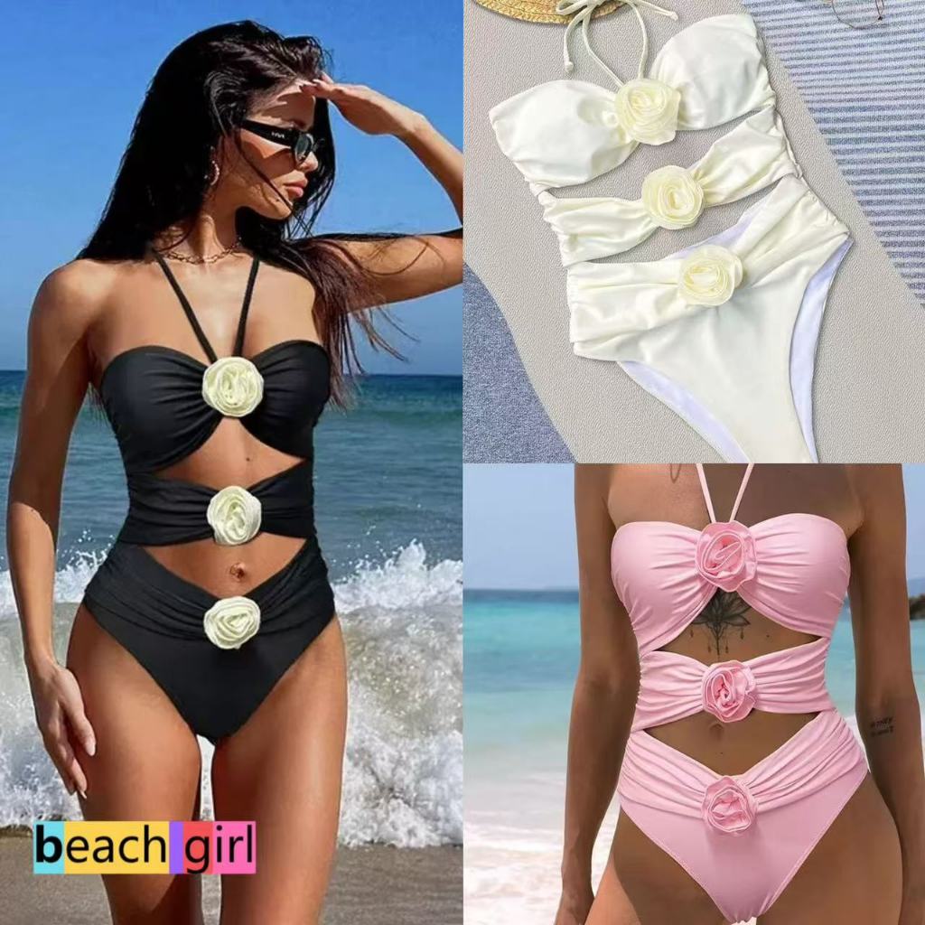 👙beachgirl👙บิกินี สไตล์เซ็กซี่ ชุดว่ายน้ำแฟชั่น ชุดไปทะเล ส่งไวจากไทย