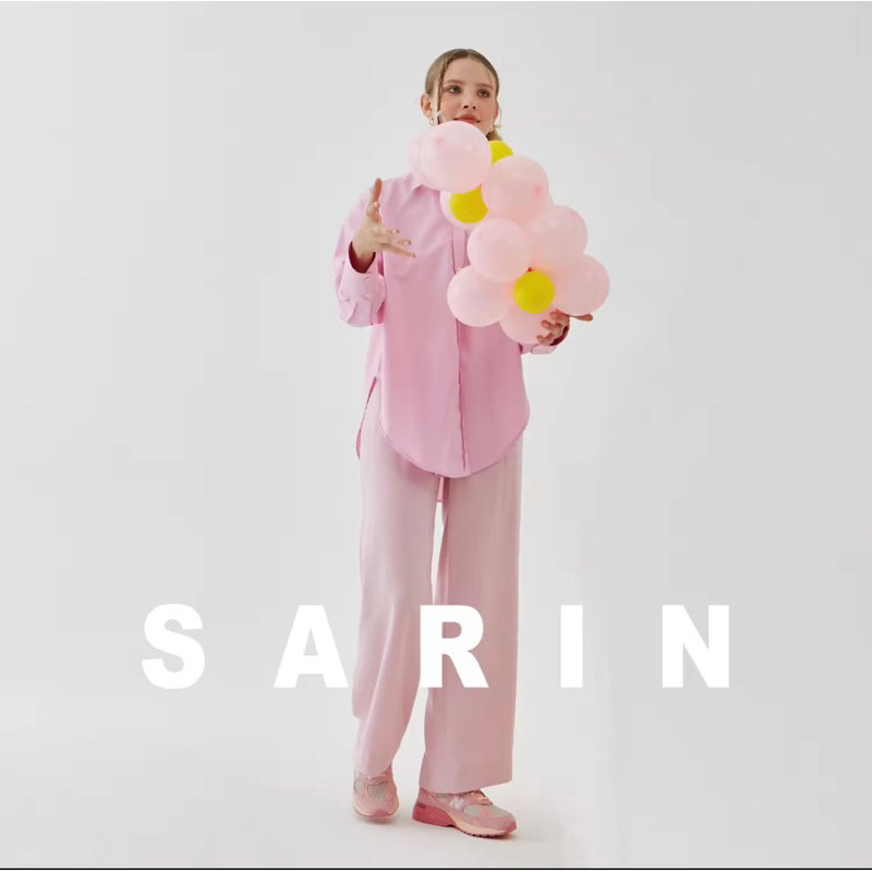 sarin official walking wild pant in sweet pink size 24