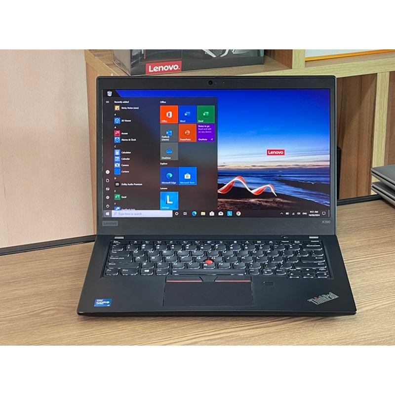 Lenovo ThinkPad X390 i7-8665U vPro SSD256GB RAM16GB จอทัสกรีน Win 10 Pro คีย์ไฟ Eng สินค้ามือสอง