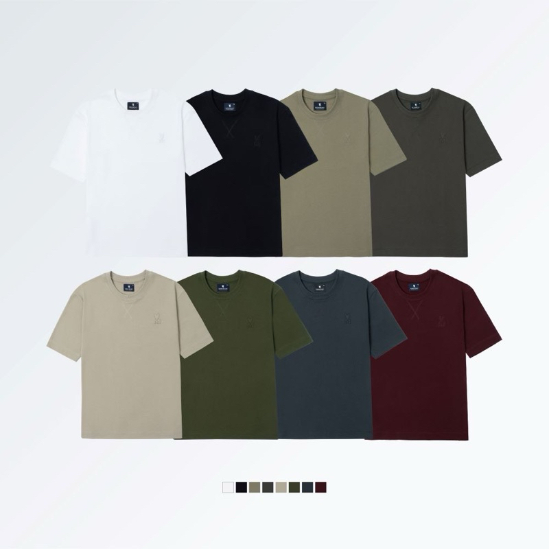 MeMo™ | Sweatshirt | เสื้อยืดสเวตเนื้อนุ่ม ใส่สบาย ปักโลโก้ นูนพิเศษ (M Iconic) แขนสั้น ทรง Relaxed fit