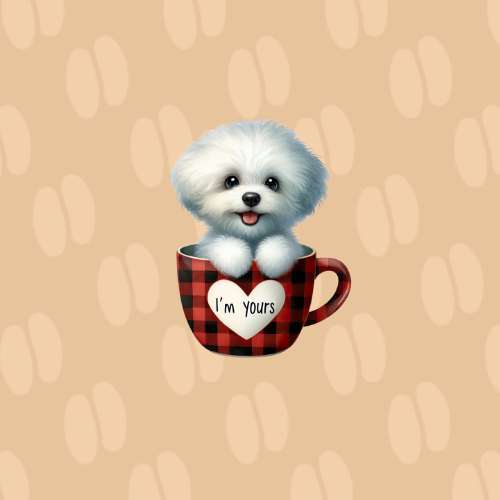 ตัวรีดติดเสื้อ (F.296 )การ์ตูนน้องแมวในแก้งค์กาแฟ รูปที่ 5