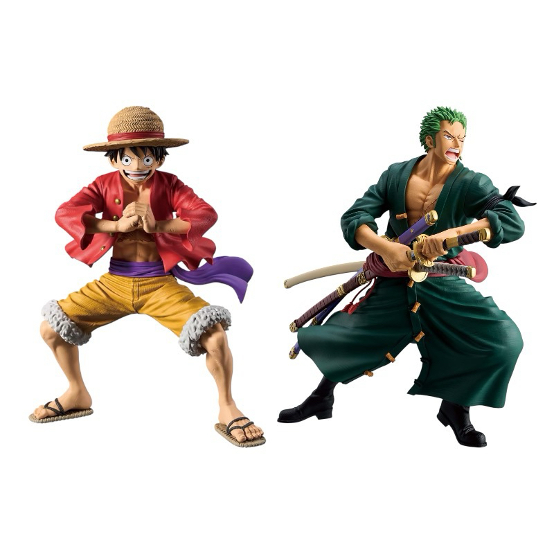 【พร้อมส่ง】One Piece Grandista Luffy + Zoro Set