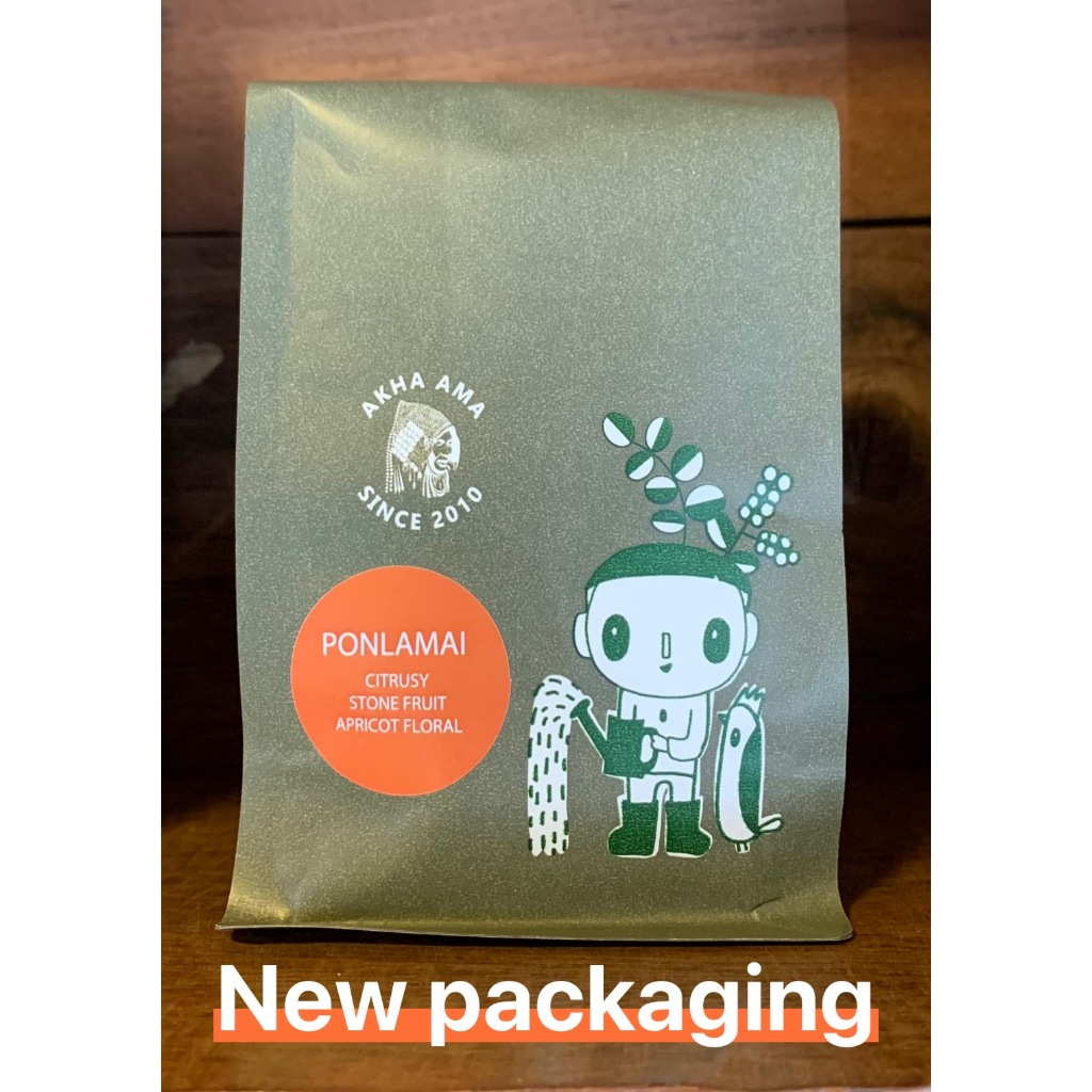 AKHA AMA COFFEE กาแฟ อาข่า อ่ามา : PONLAMAI เมล็ดกาแฟคั่ว อาข่า อาม่า (คั่วอ่อนมาก/Very Light 250g) ราคา ถูกที่สุด ดีลบีเคเค แกลเลอรีภาพที่ 2
