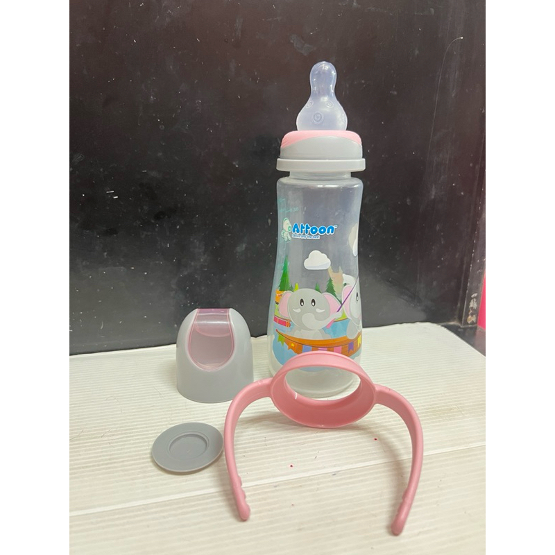 ขวดนมเด็กATTOONพร้อมแขนจับ8ออนซ์(ลายบนขวดจะไม่ซ้ำกัน) - รูปที่ 3
