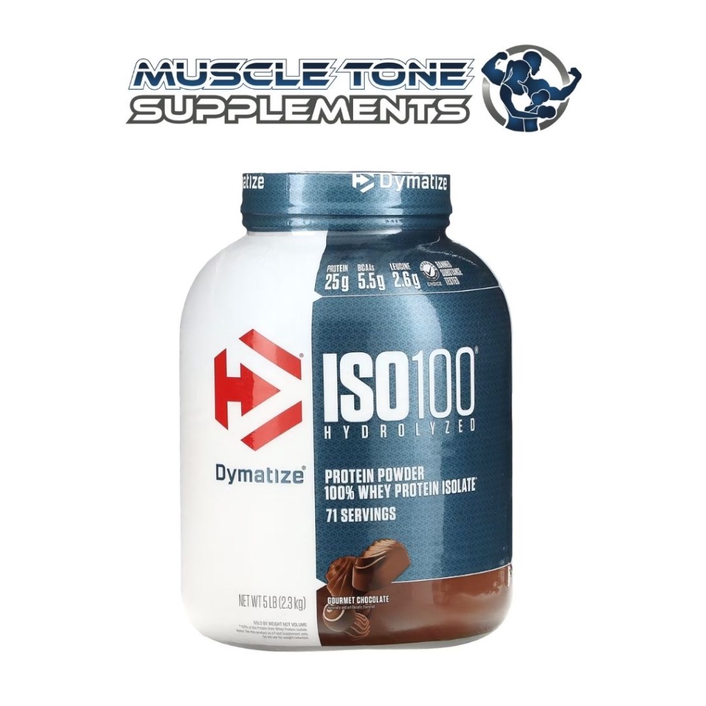 Dymatize Nutrition Whey Protein ISO 100 Gourmet Chocolate 5lb เวย์โปรตีนไอโซเลท