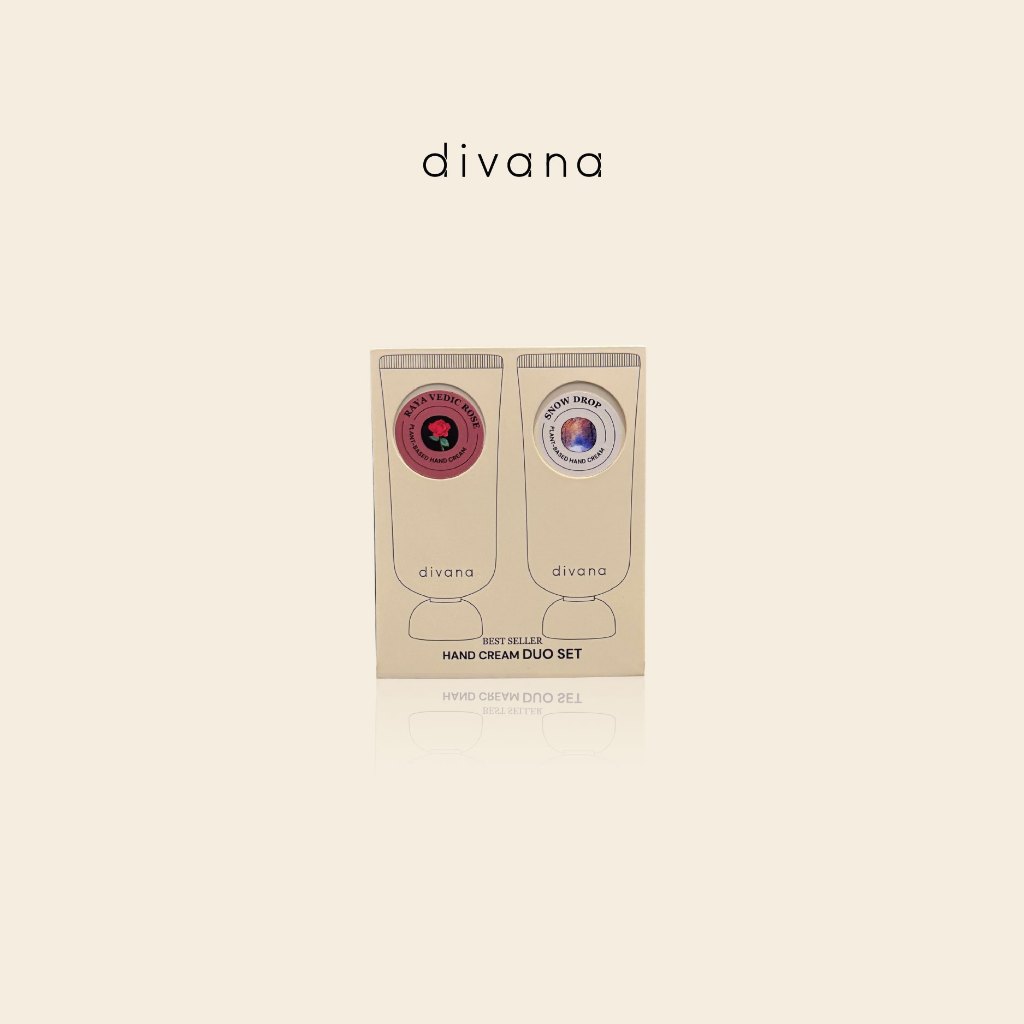 [ เซตขายดี ] divana Hand Cream Duo Set เซ็ตขายดี ครีมทามือ 50 กรัม x 2 ชิ้น