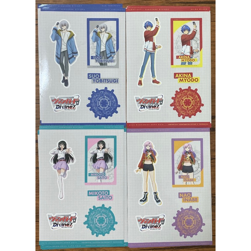 สติ๊กเกอร์ งาน Thailand Bushiroad card Festival